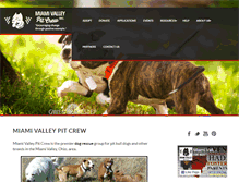 Tablet Screenshot of miamivalleypitcrew.com
